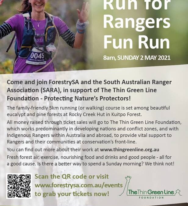 Join the Ranger Run to support The Thin Green Line