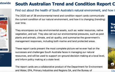 New Report Cards released on the State of the SA environment